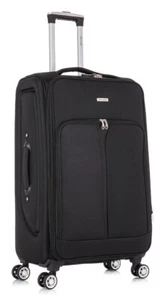 4 Wheel Suitcase Large XL Medium Cabin Expandable Lightweight Soft Small Bag - Picture 1 of 55