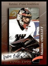 1998-99 QUEBEC REMPARTS AUTO LIMITED VERY RARE MAXIME OUELLET 19/100