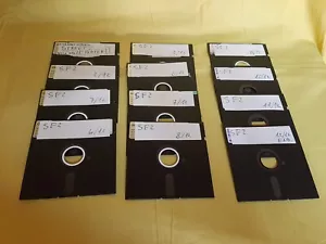 STREET FIGHTER II Vintage PC GAME x12 Dischetti FLOPPY DISK 5.25 Retrocomputer ! - Imagen 1 de 8