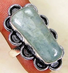 FUNKY Rainbow Moonstone & 925 Silver Handmade Beautiful Ring Size R G83-34526 - Picture 1 of 2