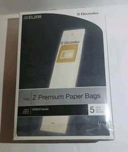 EL209 Electrolux Z Premium Paper Vacuum Bags Model EP9020 Series 1 Box (5 Bags) - Picture 1 of 4