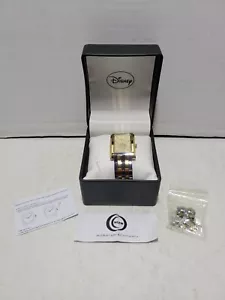 Vintage Disney Mickey Mouse Face Metal Wrist Watch Japan Movement w/ Case MCK917 - Picture 1 of 12