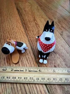 The Secret Life Of Pets Movie Action Figure Toys Tiny & Rooster Dog Cake Toppers - Picture 1 of 4