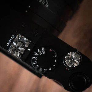 Sakura Shutter Release Button Hot Shoe Cover 925 Silver For Fujilm Leica Camera - Picture 1 of 22