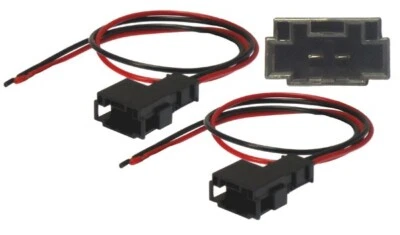 Coppia Cavi Connettori Spine Adattatori Prese Altoparlanti per SMART ForTwo 451 - Immagine 1 di 4