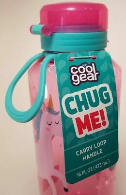 Cool Gear Kids YOU ARE MAGICAL Pink Unicorn Flip-Top Water Drink Cup CHUG 16 oz - Image 1 of 4