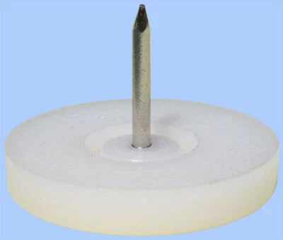 Dekaform Nagel Gleiter 214 Kunststoff Stuhl Bodenschoner Stuhlgleiter rund - Bild 1 von 2