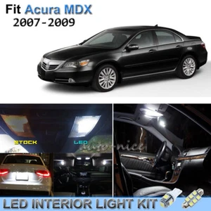 Kit de paquete de luces LED interiores blancas brillantes de 13 piezas para Acura RL 2005-2012 - Imagen 1 de 10