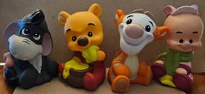 Disney Winnie the Pooh Baby Squeak Toy Pooh, Tigger, Eeyore, Piglet - Picture 1 of 3
