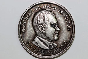 1971 1oz 999 FS Richard Nixon Initation Of Construction Comm. Medal (NUM5379) - Picture 1 of 4