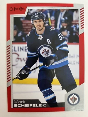 Mark Scheifele 2020-21 Upper Deck O-Pee-Chee RED BORDER #384 Winnipeg Jets - Image 1 of 2