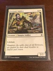 Magic the Gathering Ixalan Bishop's Soldier - Picture 1 of 2