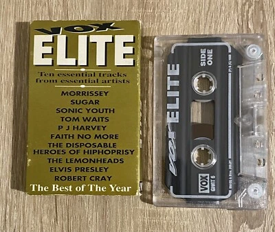 VOX Elite Promo Cassette (1993) 10 Tracks inc. Morrissey, PJ Harvey, Tom Waits - Image 1 of 2