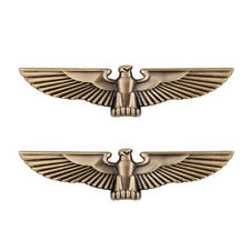 2pcs Golden Eagle Emblem Car Motorcycle 3D Decorative Badge Sticker for GL 1500