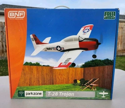 Horizon Parkzone U.S Navy T-28 Trojan BNF R/C Airplane Trojan Ultra micro   - Image 1 of 4