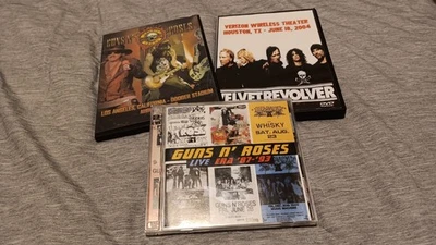 GUNS 'N ROSES/VELVET REVOLVER Collection - Lot of 4 CD/DVD - SLASH Foto 1 de 3