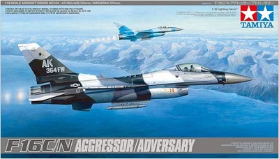 TAMIYA 1/48 Masterpiece Series n.106 F-16C/N AGGRESSOR/ADVERSARY 61106 JAPAN81 - Immagine 1 di 4