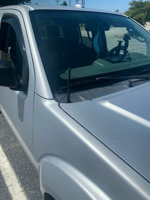 7" Short Black Rubber Antenna Mast Rod Radio AM/FM for Nissan Frontier 1998-2023 - Image 1 of 4