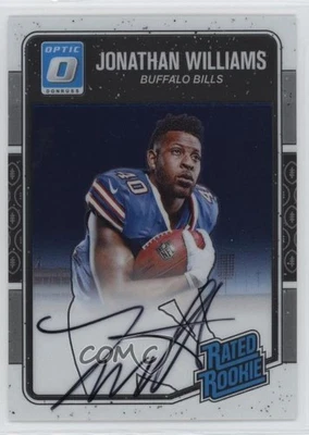 2016 Donruss Optic Rated Signatures /150 Jonathan Williams #176 Rookie Auto RC - Image 1 of 2