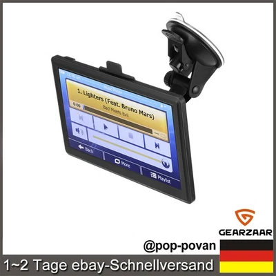 Navi Navigationsgerät Auto LKW PKW 8G+256MB Navigation GPS-Navigation 7 Zoll - Bild 1 von 4