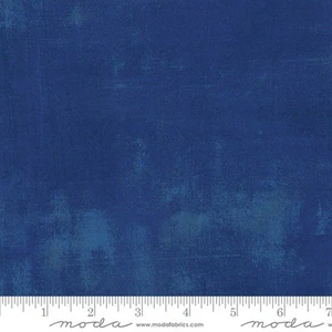 Dark Blue Grunge 108" fabric, Moda, 11108 223, Cobalt, wide fabric - Picture 1 of 1
