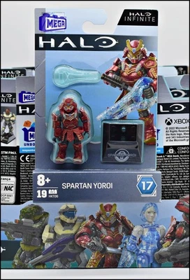 HALO INFINITE MEGA CONSTRUX HEROES SERIES 17 SPARTAN YOROI MINI FIGURE HKT06 - Image 1 of 4