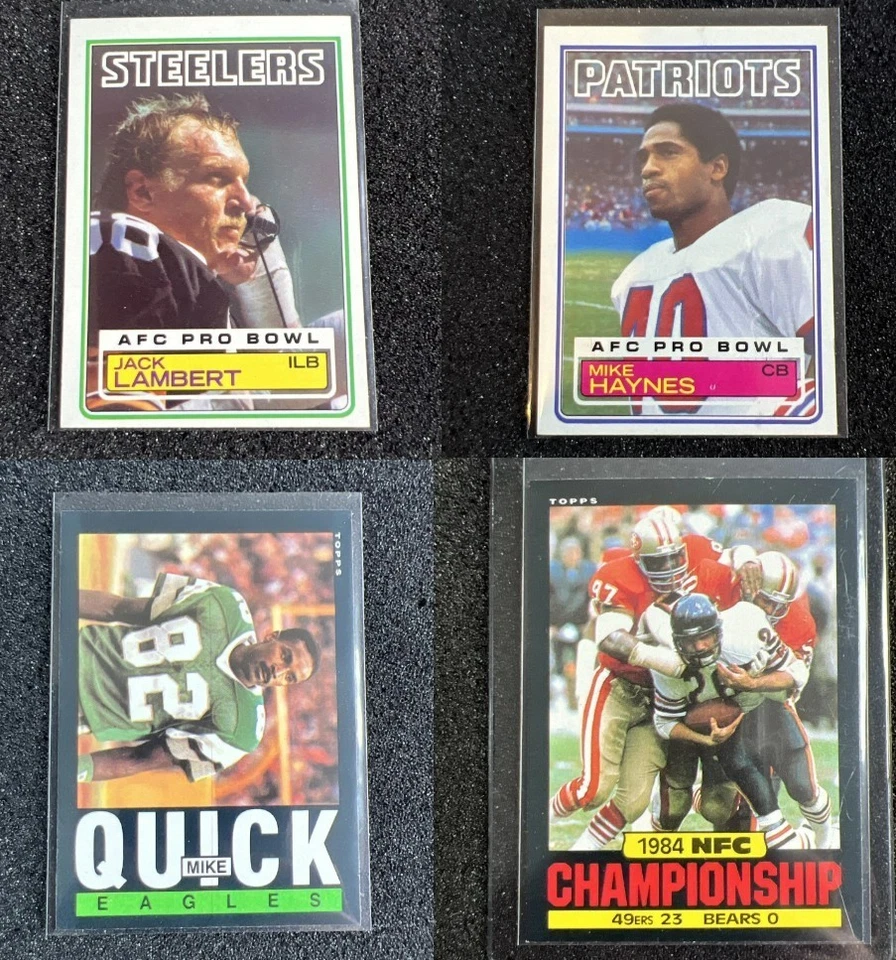 1983 & 1985 Topps Football Pick Your Own - Base Stickers Ex to NM - Discounts! - Image 1 of 1
