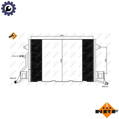 CONDENSER AIR CONDITIONING 35564 FOR AUDI A6/S6 BRV/BCY/AQJ/ANK/BBD/ARS 4.2L A6 - Image 1 of 4
