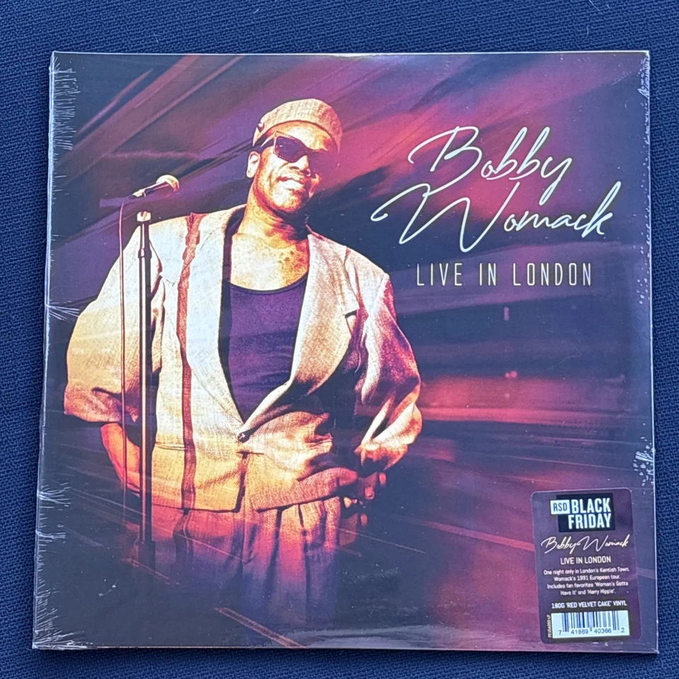 Bobby Womack - Live in London [NEW 2xLP] RED VELVET CAKE VINYL RSDBF 2025 - Imagem 1 de 4