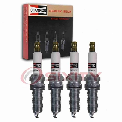 4 pc Champion Iridium Spark Plugs for 2011-2014 Hyundai Sonata 2.4L L4 lo - Image 1 of 4