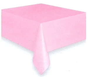 Lote de 4 Fundas de Mesa de Fiesta Desechables de Plástico Rosa Rectángulo 54 "x 108" - Imagen 1 de 1