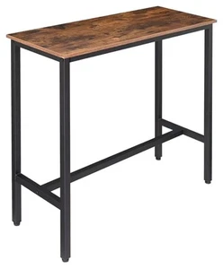 39 Long Narrow Bar Height Pub Table Dining Table for Kitchen Dining Room Living - Picture 1 of 6