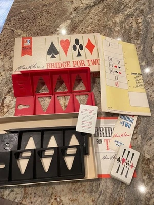 Chas H. Goren’s Bridge For Two Milton Bradley Board Game Vintage 1964 - Image 1 of 4