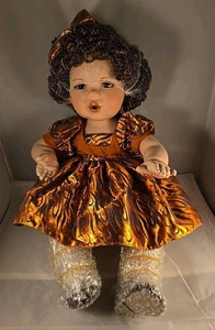 Muñeca de porcelana Marie Osmond Caramel Kisses 2006 1246/5000 con certificado de autenticidad y pulsera de muñeca - Imagen 1 de 8