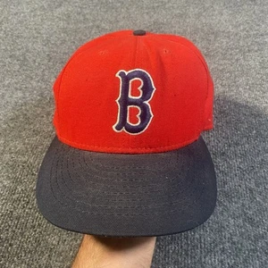 Vintage 90s Boston Red Sox American Needle Hat Mens Size 7 1/4 Made in USA MLB - Picture 1 of 6