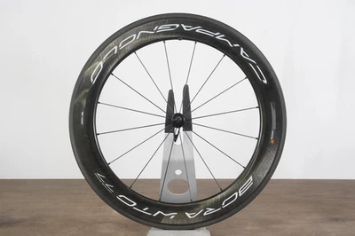 FRONT Campagnolo Bora WTO 77 Carbon Tubeless Clincher Rim Brake Wheel - Image 1 of 4