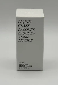 NEW NIB Static Nails Liquid Glass Nail Lacquer BALLERINA Pink Full Size 0.4oz - Picture 1 of 8