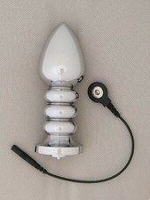 Anal / Vaginal Sonde Elektrode Edelstahl Reizstrom E-STIM ESTIM TENS EROSTEK  #4
