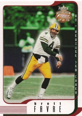 2002 Fleer Focus Jersey Edition #3 Brett Favre - Image 1 of 2