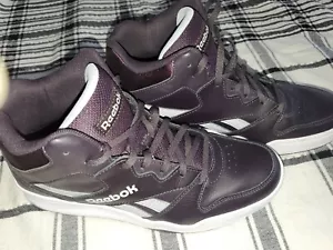 Reebook Royal HI2 Classic High Top Sneakers Shadow Black and White Women's 8.5 - Picture 1 of 7