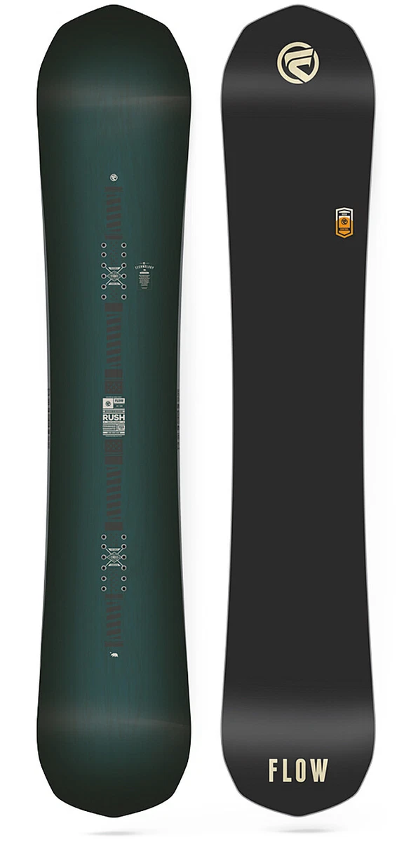 スノーボード FLOW BLACKOUT 159 & BURTON CLASIC Flow Burst Snowboard Package Flow Bindings BOA Boots - SNS Boards