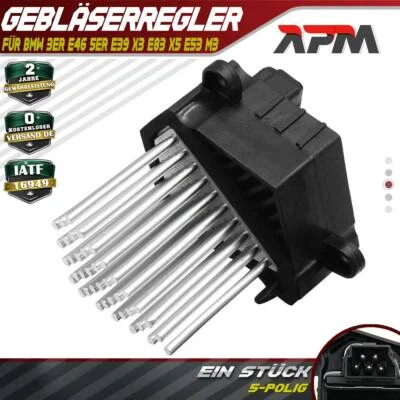Gebläseregler Widerstand Steuergerät Heizung für BMW 3ER E46 5ER E39 X3 E83 X5 - Bild 1 von 4