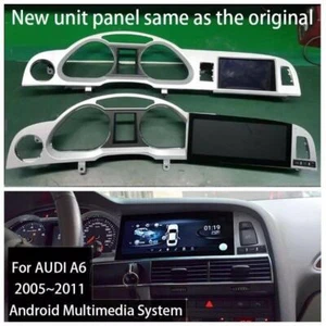 Car Multimedia Player Stereo Gps Radio Android Monitor Mmi For Audi A6 C6 Q7 4l - Picture 1 of 12