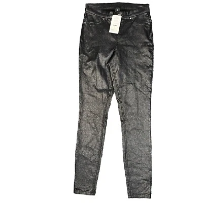 Hue womens Glitter Black Lacquer denim Small - Image 1 of 4
