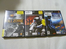 PLAYSTATION 2 GAME LOT OF 3 GAMES PROJECT SNOWBLIND KILLZONE ROGUE TROOPER PS2