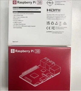 Raspberry Pi 3 Model B Quad Core 3B 1.2GHz 64bit CPU 1GB RAM - Picture 1 of 5