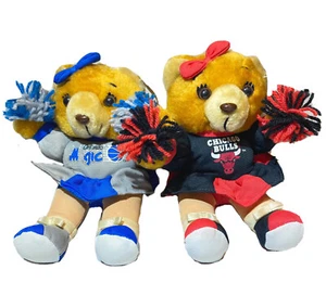 1994 NBA Basketball Cheerleader Bears, Set of 2: Chicago Bulls Orlando Magic NWT - Picture 1 of 11