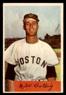 1954 Bowman Baseball #130 Milt Bolling VG/EX *i1 - Image 1 of 2