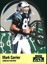 1996 Playoff Prime X's and O's Panthers Football Card #62 Mark Carrier WR