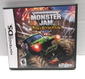 Monster Jam: Path of Destruction (Nintendo DS) Complete CIB with Manual - Picture 1 of 3